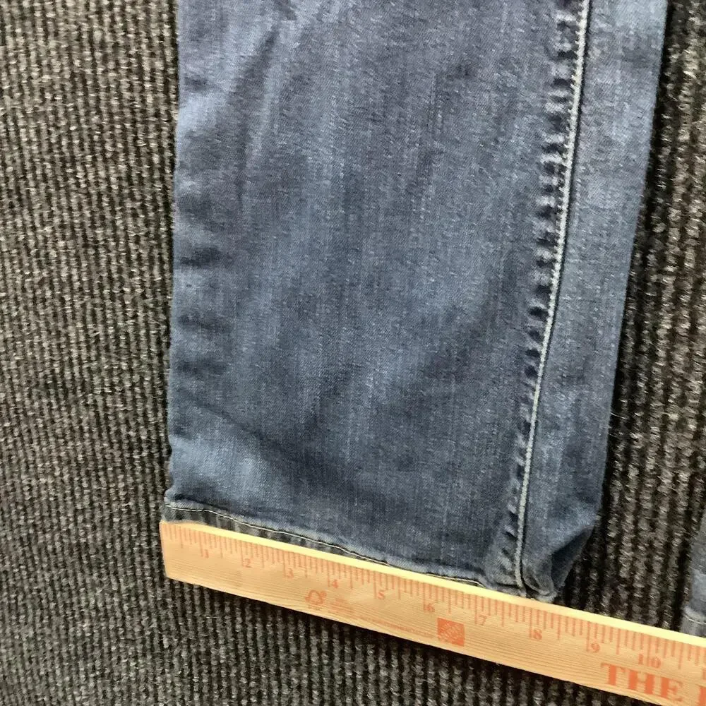 Michael Kors Jeans Womens 8 Short Blue Bootcut Stretch Denim Zip Fly Pockets